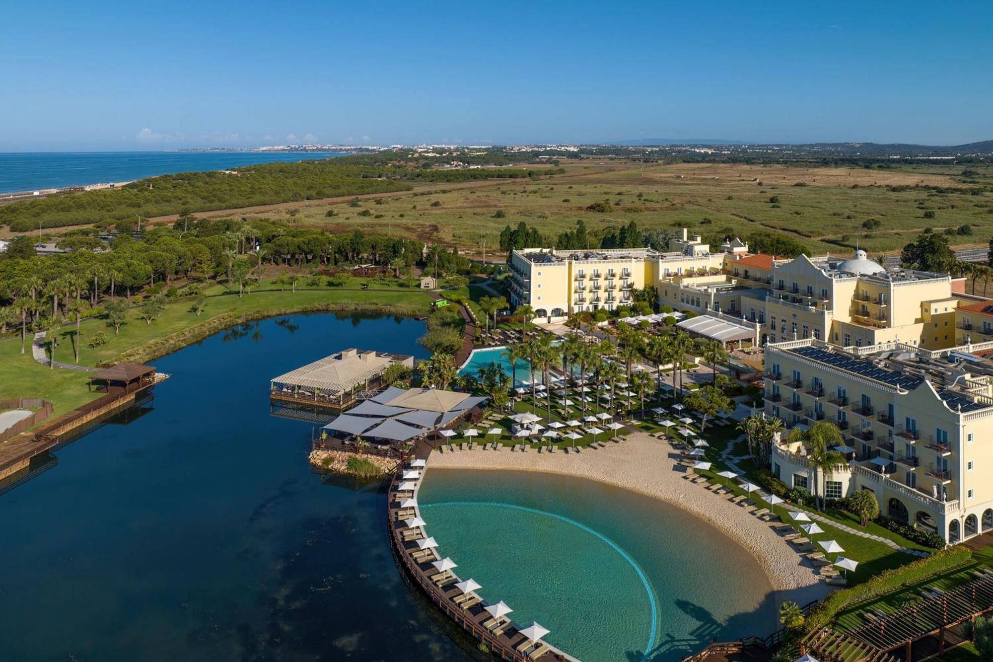 Domes Lake Algarve, Autograph Collection Віламора Екстер'єр фото Aerial view of the resort